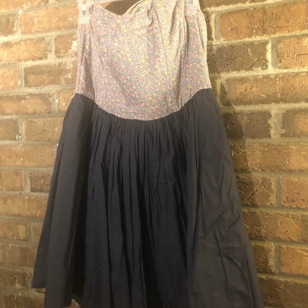 Anthropologie Strapless Dress. Medium.